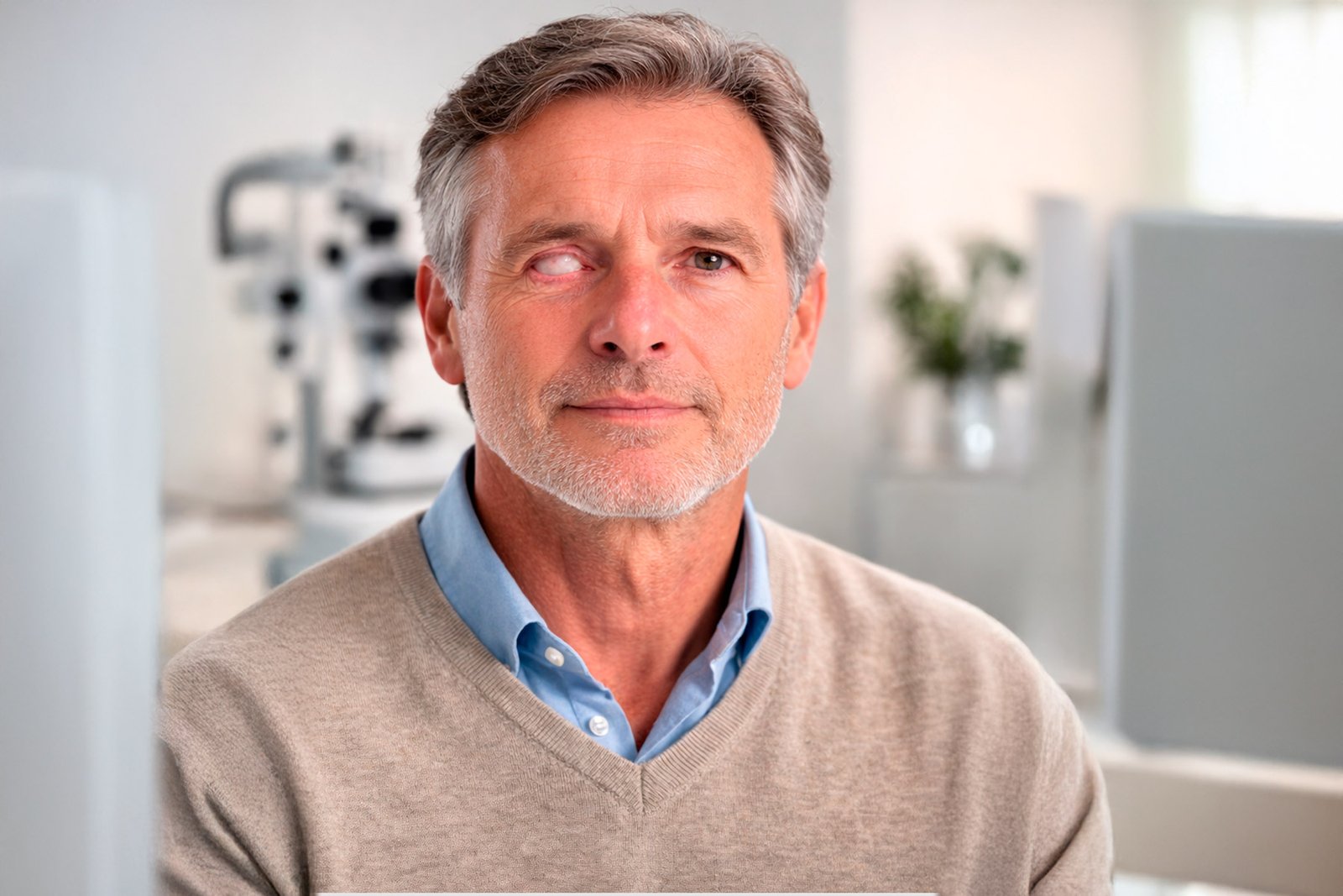 Antes - Prótesis ocular