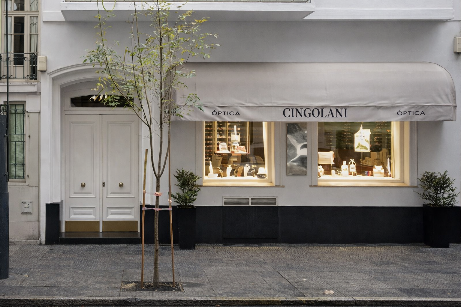 Óptica Cingolani Belgrano (La Pampa) - Frente del local