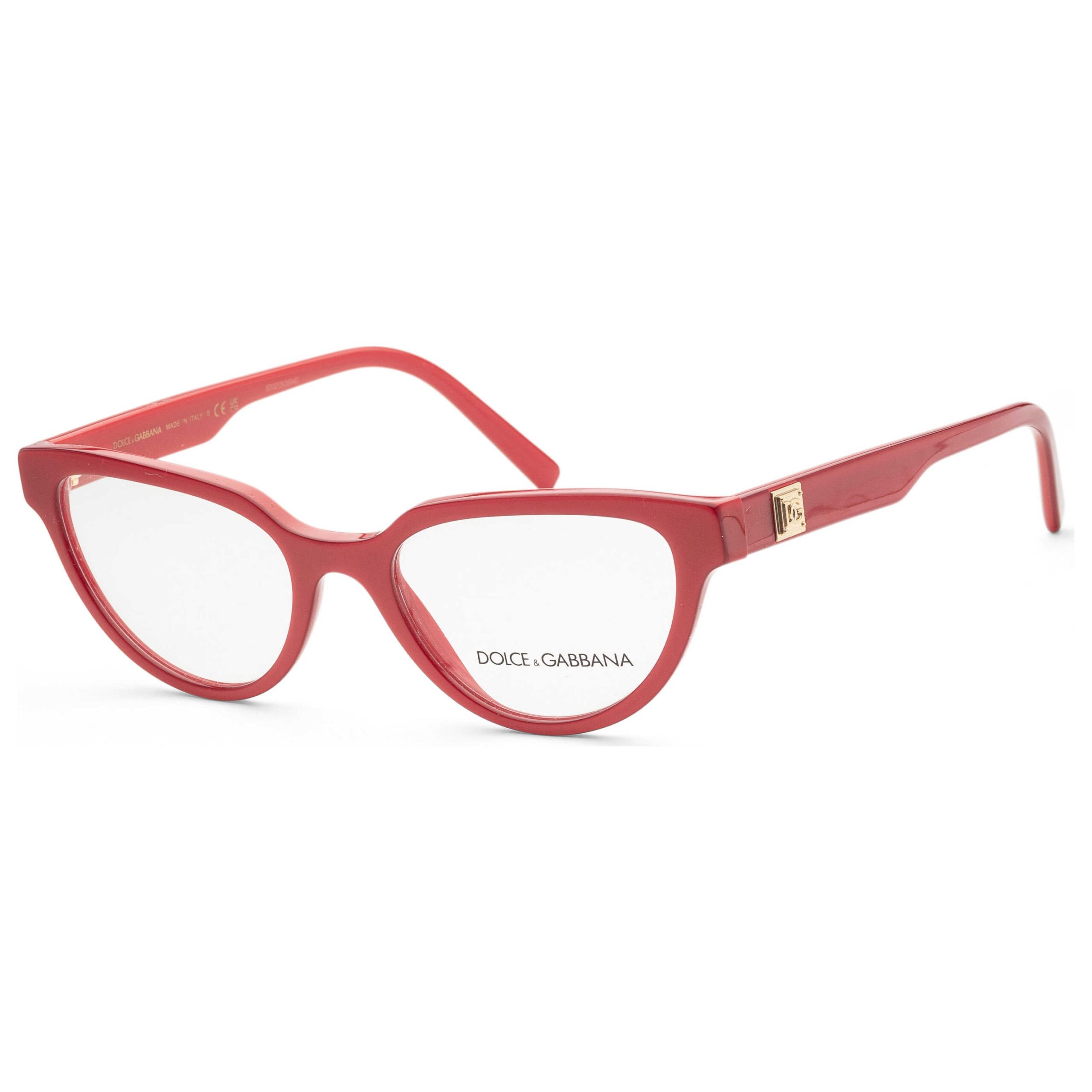 Dolce Gabbana DG3358 – Rojo metálico 3377 – 53 mm