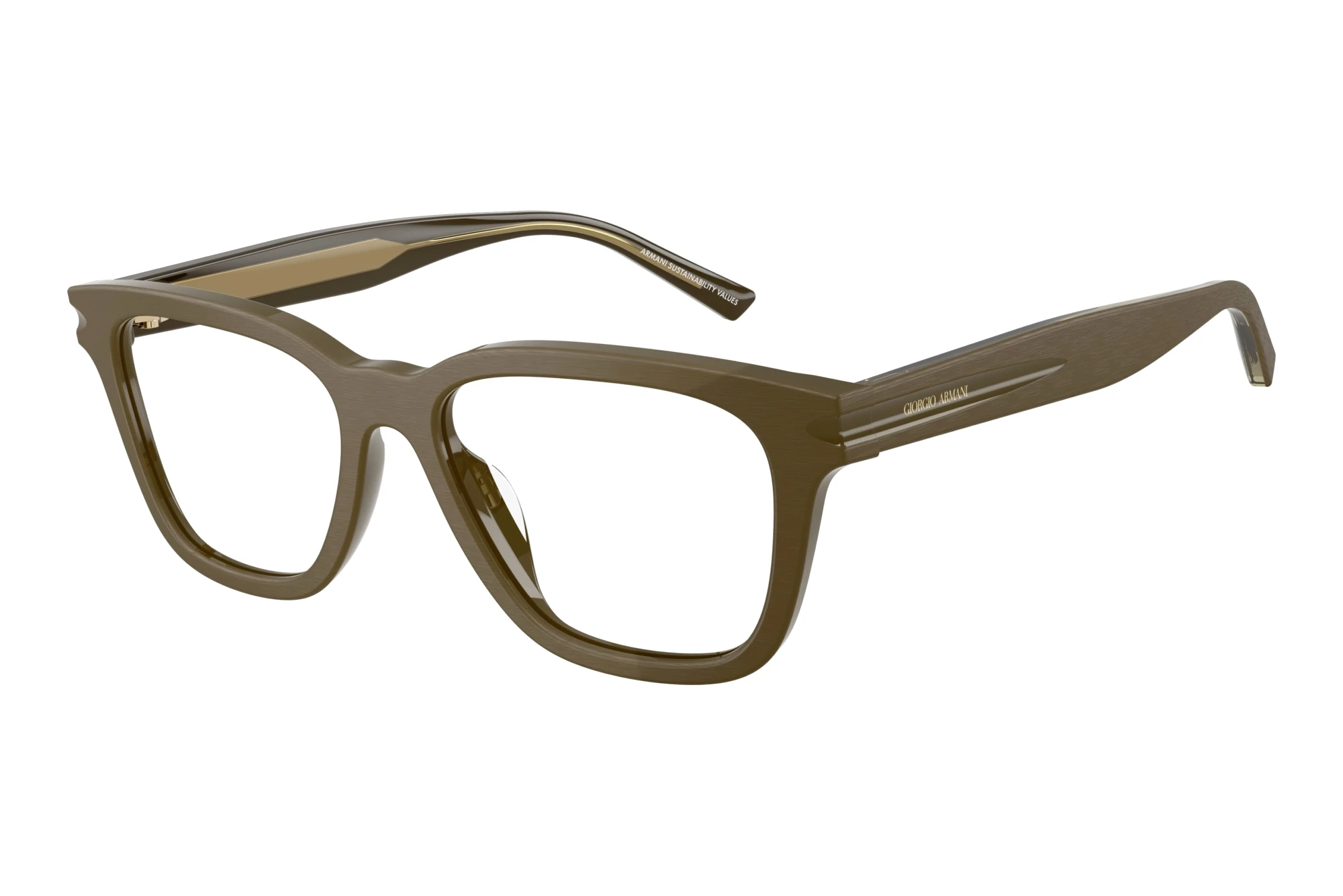 Giorgio Armani AR7288U – Verde cepillado 6401 – 51 mm