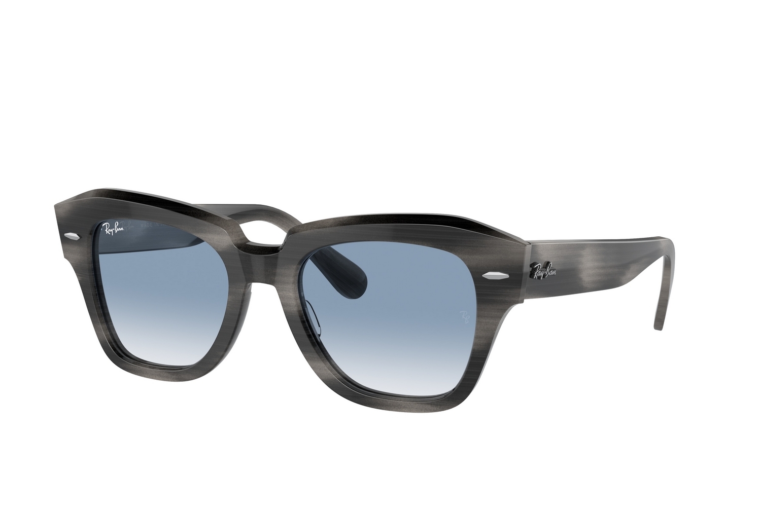 RayBan RB2186 – Gris rayado 14043F – 52 mm