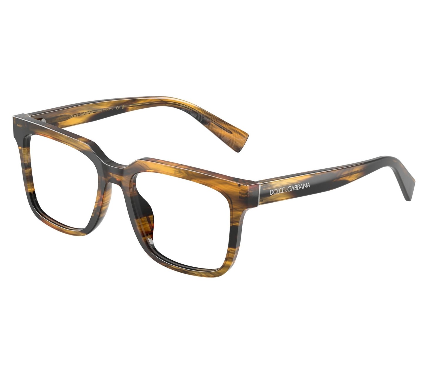 Dolce Gabbana DG3422 – Marrón rayado 3063 – 53 mm