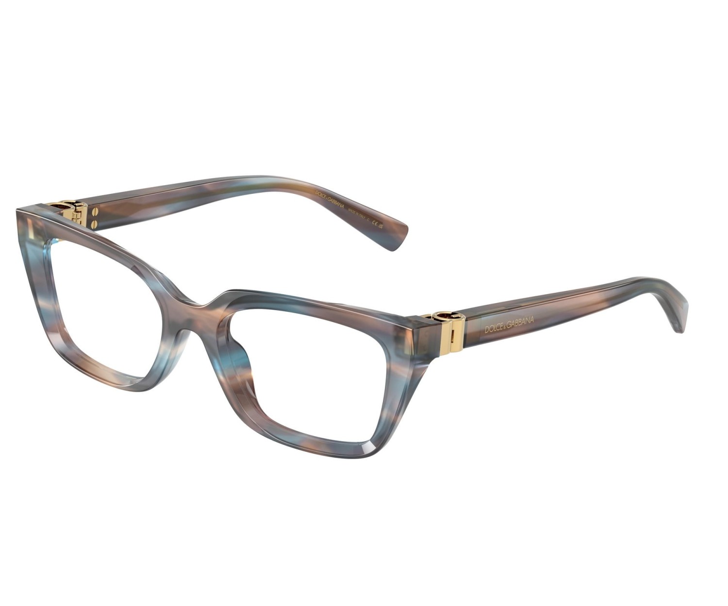 Dolce Gabbana DG3436 – Azul rayado 3448 – 53 mm
